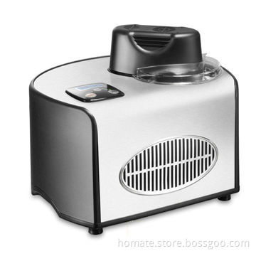 1.5L Ice Cream Maker, Built-in Cooling System and Self Blending for All Kinds of Making